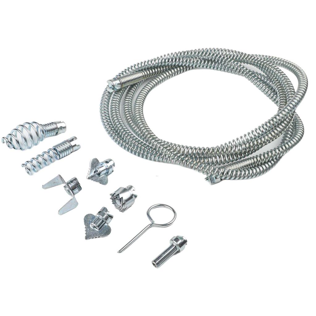 Cleaning Tool Drain Cleaning Tool 12 Mm Diameter Pipe Cleaning Tool 12 Mm Diameter Flexible Spiral Design For Home Plumbing