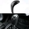 Gear Shift Knob Cover Trim Carbon Fiber Look Fit For Nissan Rogue/X-Trail/Sentra