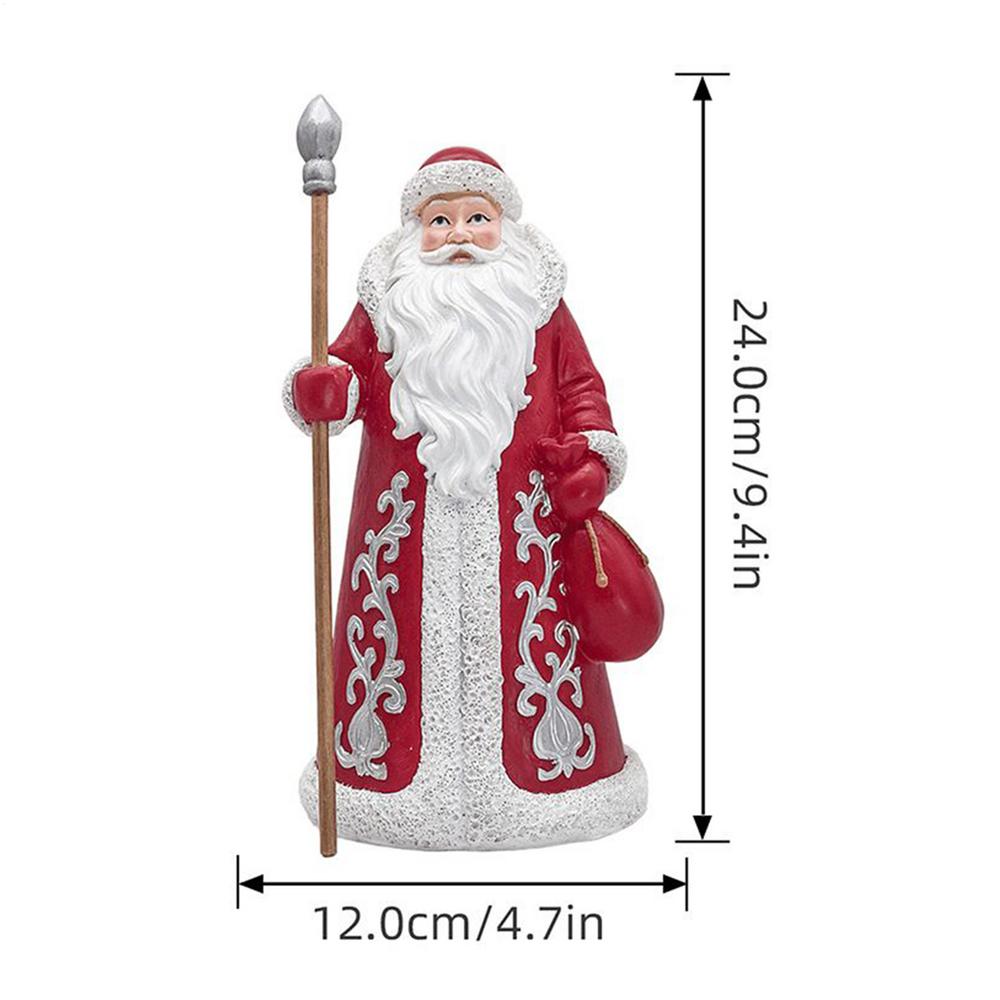 

1 шт. Рождественские фигурки Санты, украшение, декоративные рождественские украшения, фигурки Санта-Клауса для Нового 2026 года красный