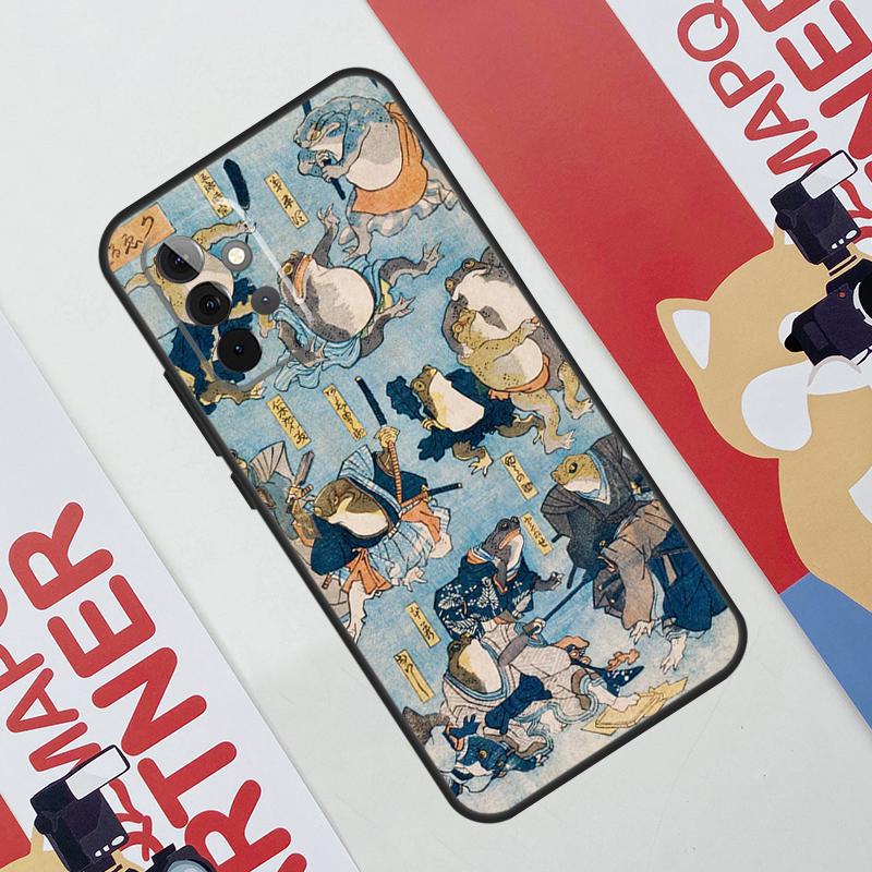 Vintage Retro Frog Mushrooms Case For Samsung Galaxy A36 A35 A55 A06 A16 A26 A56 A53 A32 A52 A33 A13 A14 A34 A54 A17 A15