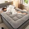 Plush Faux Lamb Fleece Mattress Pads Thickened Foldable Bed Cushion for Home Dorm Bed Student Dormitory Bay Window Camping Use