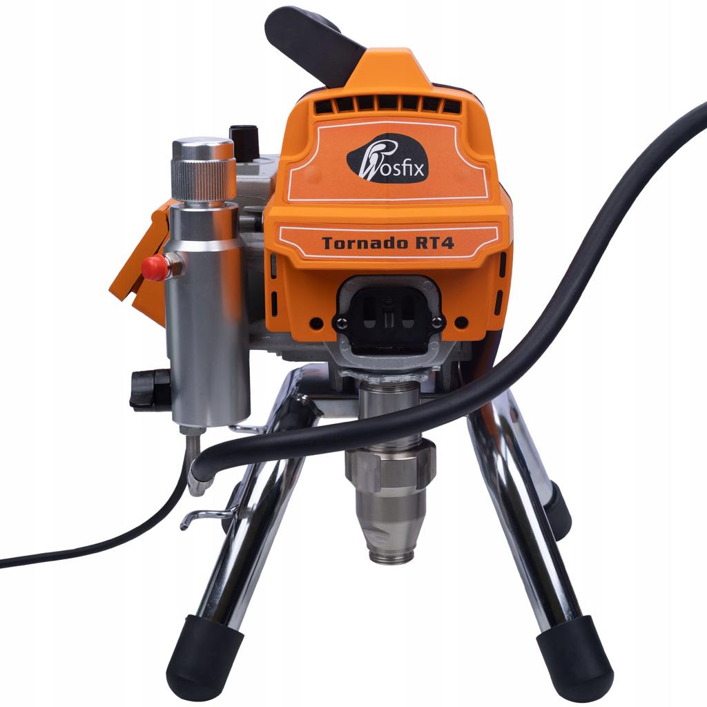 Rosfix Agregat Malarski Tornado RT4 UltraSpray – 3000W, 22MPA, 3,2L/min | Zestaw z Akcesoriami | Wysoka Wydajność i Precyzja