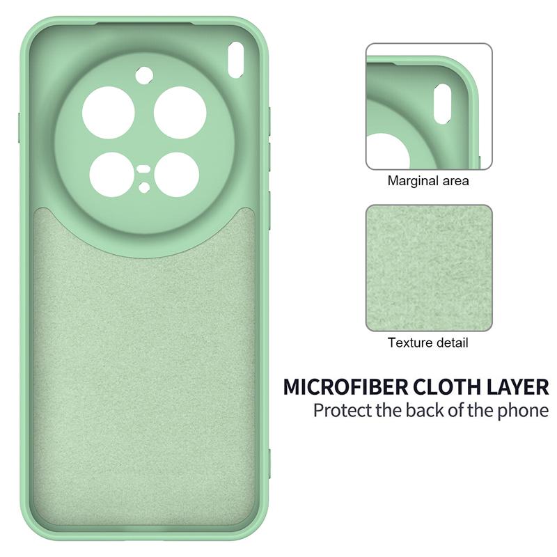 For Vivo X300 Pro X300 Case Soft Premium Liquid Silicone Strap Cover with Flocking inside for VIVO X300 Pro