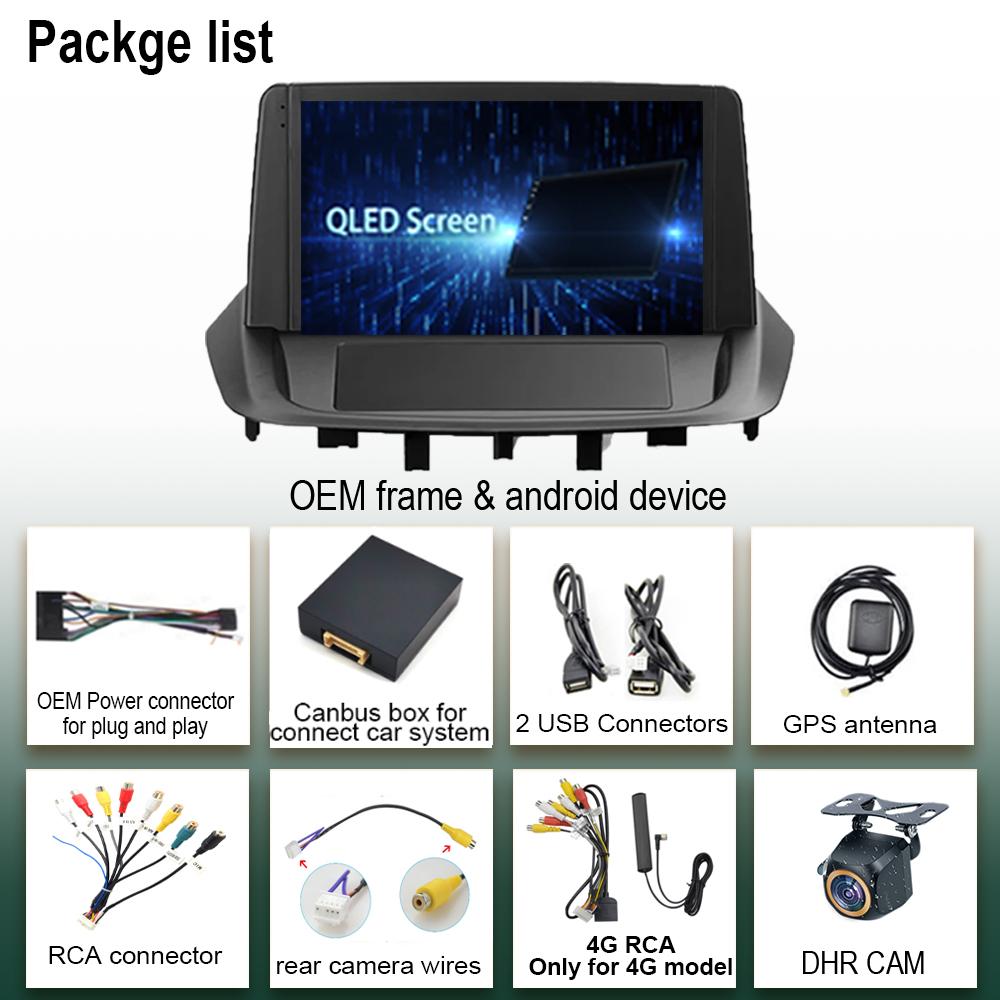 7862 Android 14 Pentru Renault Fluence 1 2009 - 2017 Player Multimedia Auto GPS Navigație Bluetooth Video Radio Carplay BT DVD QLED