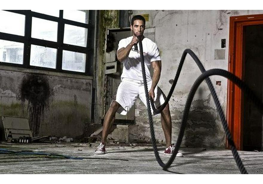 Giant Ring Professional UFC MMA Fitness Battle Rope for Explosive Power Training