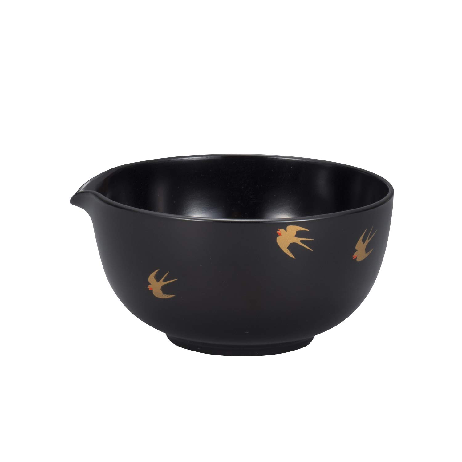 

Miyamoto Sangyo Small Bowl Tsubame Katakuchi Jet Black 350ml Approx.