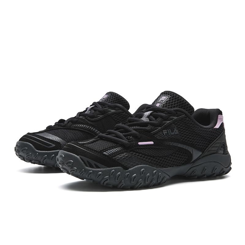FILA ECHAPPE 2 Abrasion Resistant, Breathable, Lightweight Low top Casual Shoes Women's Gallant Black/Shadow Black Gray F12W612164FBD