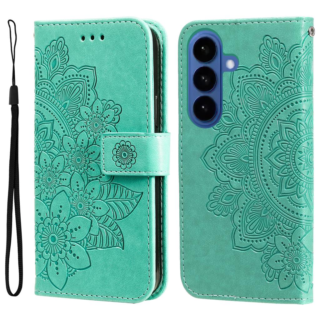 For Samsung Galaxy S26/S26 Pro Case Floral Pattern PU Leather Wallet Stand Phone Cover