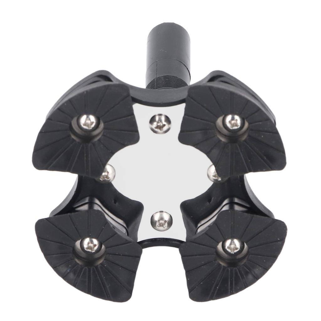 Vârf baston cu 4 picioare de sprijin ABS Aliaj de aluminiu Absorbție șocuri Bază picior baston de mers autoportant