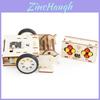 Remote Control Battle Tank Snake Handmade Wooden Diy Science Experiment Toy For Kids