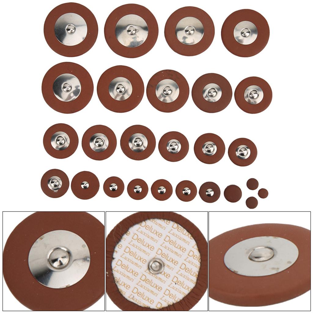 26pcs Multi Size Sax Leather Pads Replacement Set for Alto Saxophone