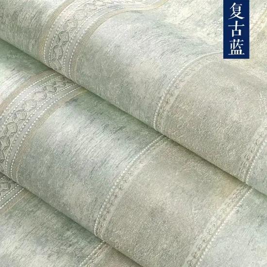 Evropský styl 3D stereo damaškový flokovaný netkaný tapetový role pro ložnici, obývací pokoj, moderní jednoduchá dekorace, tapetová role