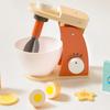 Interactive Simulation Wooden Coffee Machine Blender Cooking Food Model Set  Dollhouse