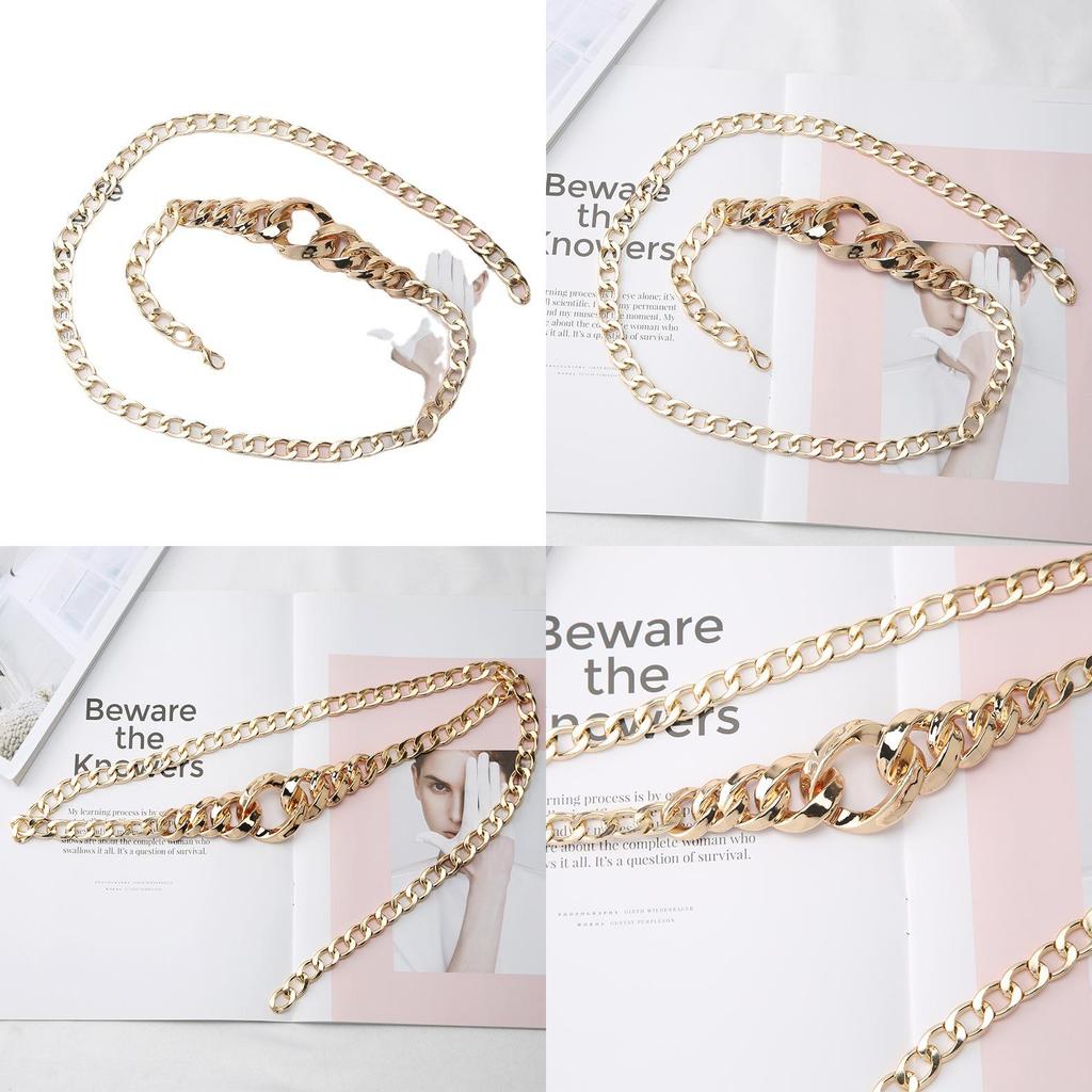 Ceinture de chaîne en métal pour femmes Accessoire tendance et élégant pour porter avec une robe et une chemise