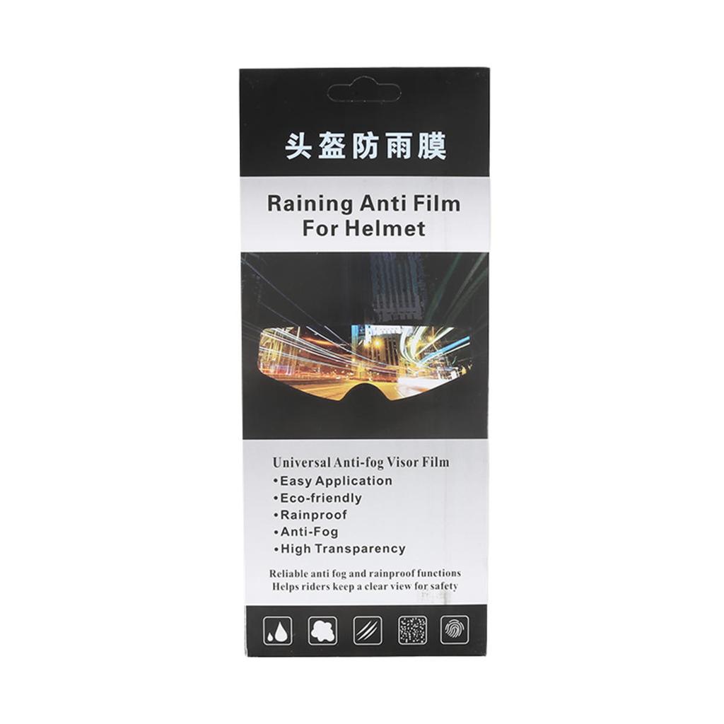 Motorcycle Helmet Clear Anti-Fog Rainproof Film Durable Helmet Lens  Sticker Moto Safety Driving  Accessories