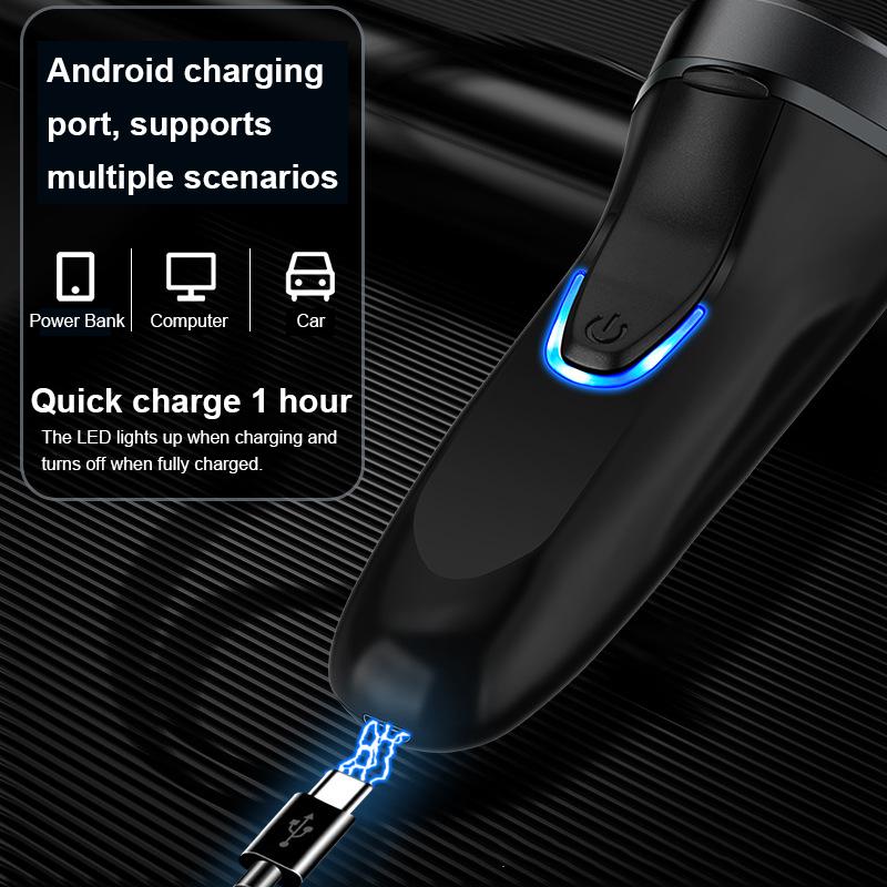 Xiaomi Mini Electric Shaver Men's Face Beard Razor USB Charging Washable Beard Trimmer Razor Ladies Travel Portable Body Hair Trimmer