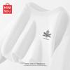 MINISO Men's Relaxed Fit Long Sleeve Cotton T-Shirt
