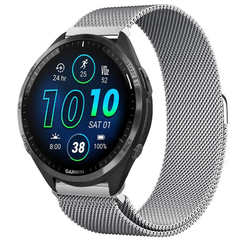 

Milanese Loop Strap For Garmin Forerunner 965 955 Solar 945 935 745 Strap Watch Band 22mm Replacement Wristband Bracelet 22mm