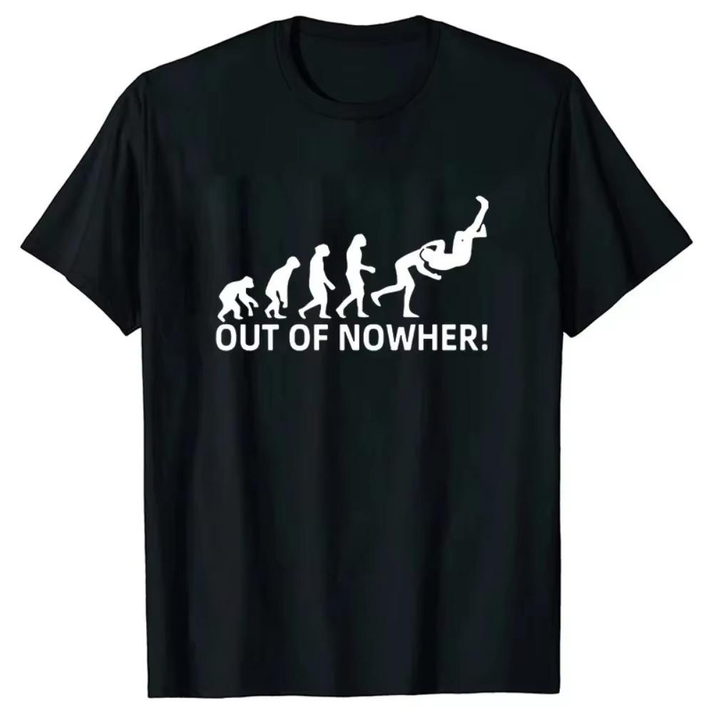Men's Brand Tshirts Evolution of Judo Classic Graphic T-shirt Casual Fashion Women Men Clothing Tops Oversized Tee Shirt Homme