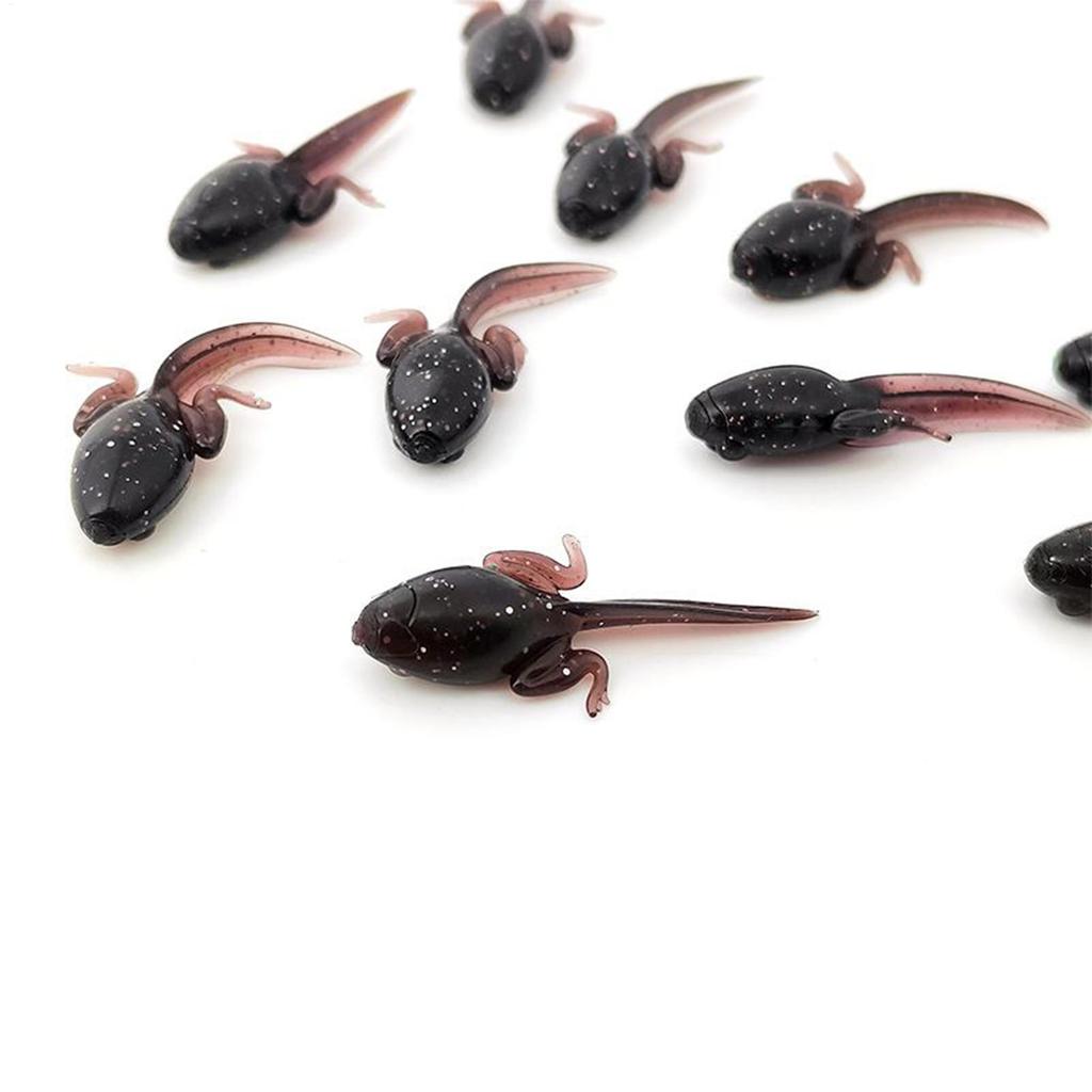 Soft Fishing Lures Pre-Rigged Bass Fishing Lures 10 Pieces All-Weather Freshwater Anglers Tackle Accessories To Catch Pike