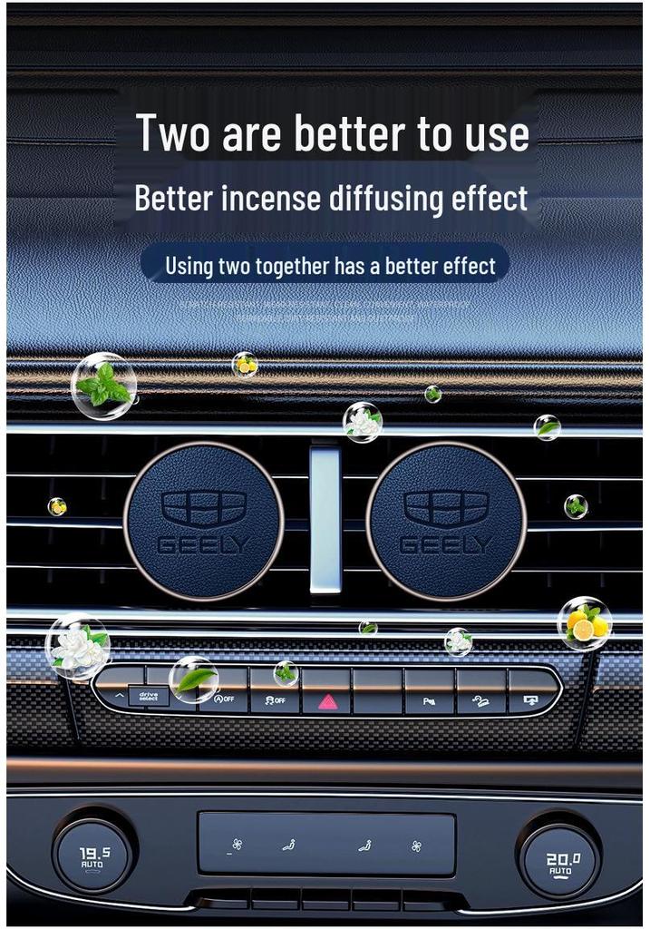 Car Vent Air Freshener for Geely Xingrui, Dihao, Boyue L, Xingyue L, Binyue - Perfume Diffuser