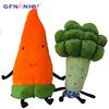 1pc 55/70cm Cartoon Vegetables Plush toy Creative Carrot Broccoli Plush Pillow Stuffed soft toys for Children Kids Birthday Gift