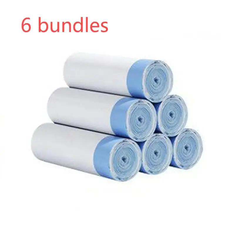 Smart Sensing Trash Can Household Living Room Bedroom Touchless Automatic Kitchen Recycle Waste Bin with Lid / 6 Rolls Trash Bag