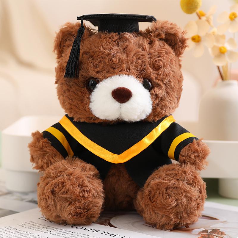 2025 Graduation Bear Plush Toy Doctor Bear Doll Degree Bear Doll Graduation Souvenir