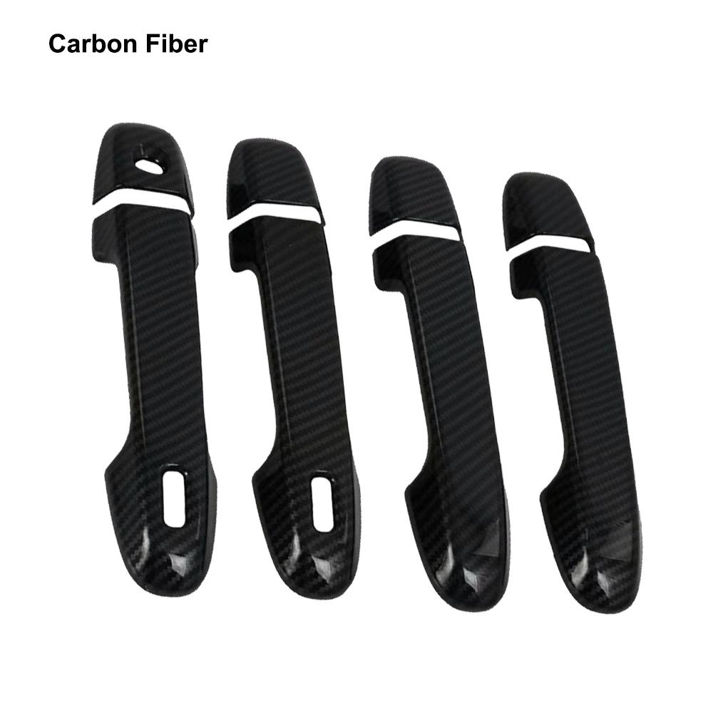 

4 шт. ABS углеродного волокна автомобильная дверная ручка накладка отделка наклейка для Subaru Crosstrek 2024 2024 автомобильные аксессуары для стайлинга