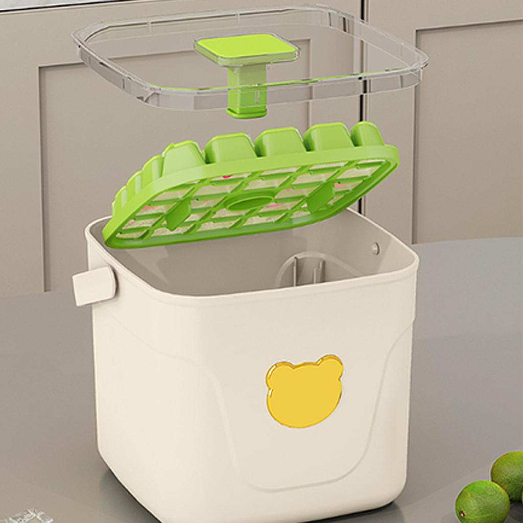 Transparent Lid Ice Cubes Tray for Drink Whiskeys Beer Portable Ice Mold With Storage Drawer For Home And Office Use