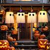 Halloween Hanging Witch Lamp Wizard Hat Night Light Ghost Festival Decor Scary Outdoor Indoor Horror Halloween Party Decoration