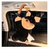 Cute Plush Bee Dog Creative Multi Functional Hanging Car Tissue Box
