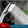 Pommeau de douche à pression de haute qualité, 300 trous, filtre à économie d'eau, buse de pulvérisation, économie d'eau à haute pression