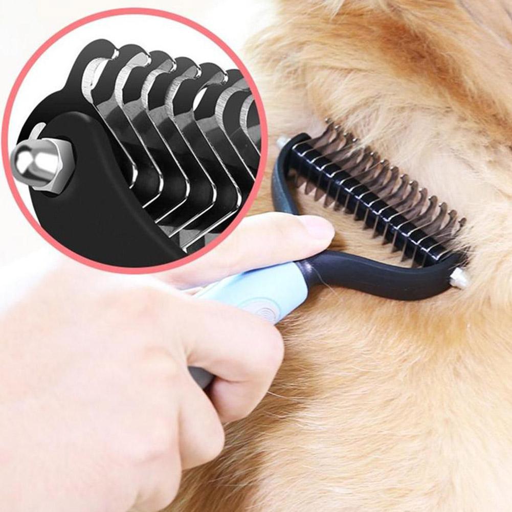 Pet Deshedding Brush Dog Hair Remover Pet Fur Knot Cutter Puppy Cat Comb Brushes Dogs Grooming Shedding Supplies