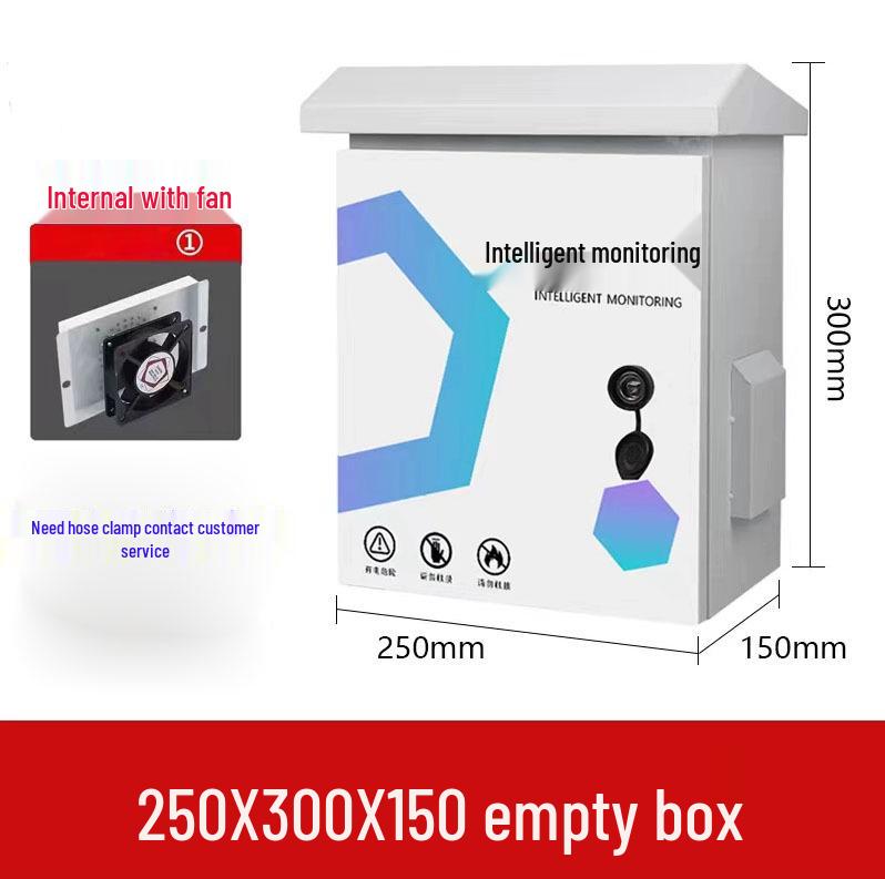 Outdoor Waterproof Surveillance Signal Light Control Box with Pole Mount