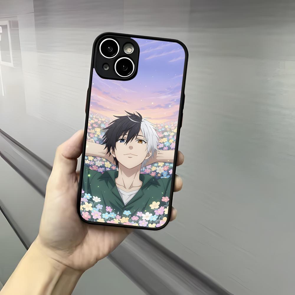 Anime Wind Breaker Sakura Phone Case For Iphone 17 16 15 14 13 12 Pro Max Xr Air Plus Skin Feel Black Hard Shell Cover