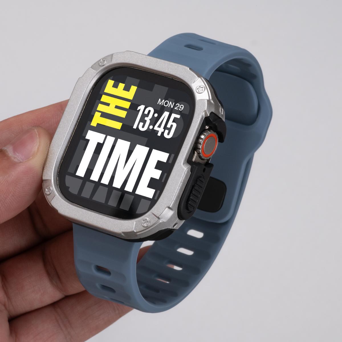 

Чохол+Ремінець Для Apple Watch Ultra 3/2 49мм 40/41 44/45 46мм Захисний Чохол Силіконовий Ремінець Для Iwatch Серії 11 10 9 8 7 6 5 SE3 46mm for s11 10