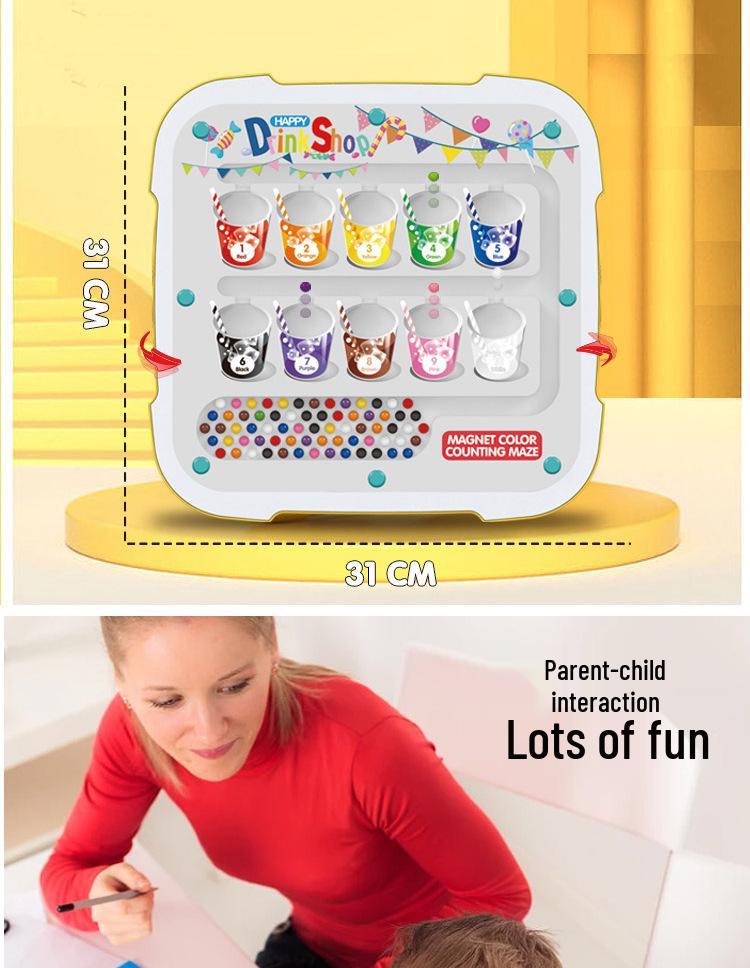 Children's Magnetic Tracing Board with Stone Pen: Educational Toy