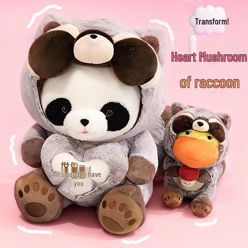 Giant Panda Plush Toy with Heart - Cute, Huggable Bear Doll, Large Pillow Gift