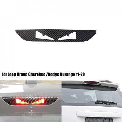 Dekorativní nálepka na 3. brzdové světlo z uhlíkových vláken pro Jeep Grand Cherokee durango 11-20