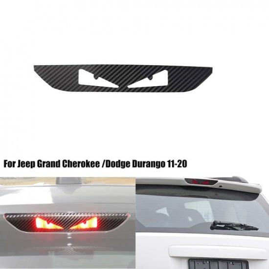 Carbon Fiber 3rd Brake Light Sticker Trim For Jeep Grand Cherokee durango 11-20