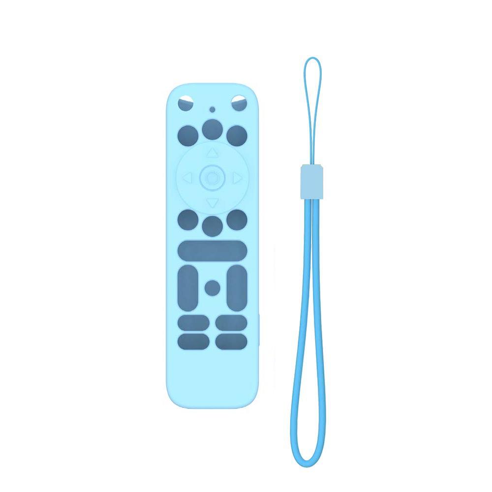 Shockproof Remote Protective Cover Remote Control Shell for Onn 4K Plus/Pro TV Remote Accessories небесно-голубой