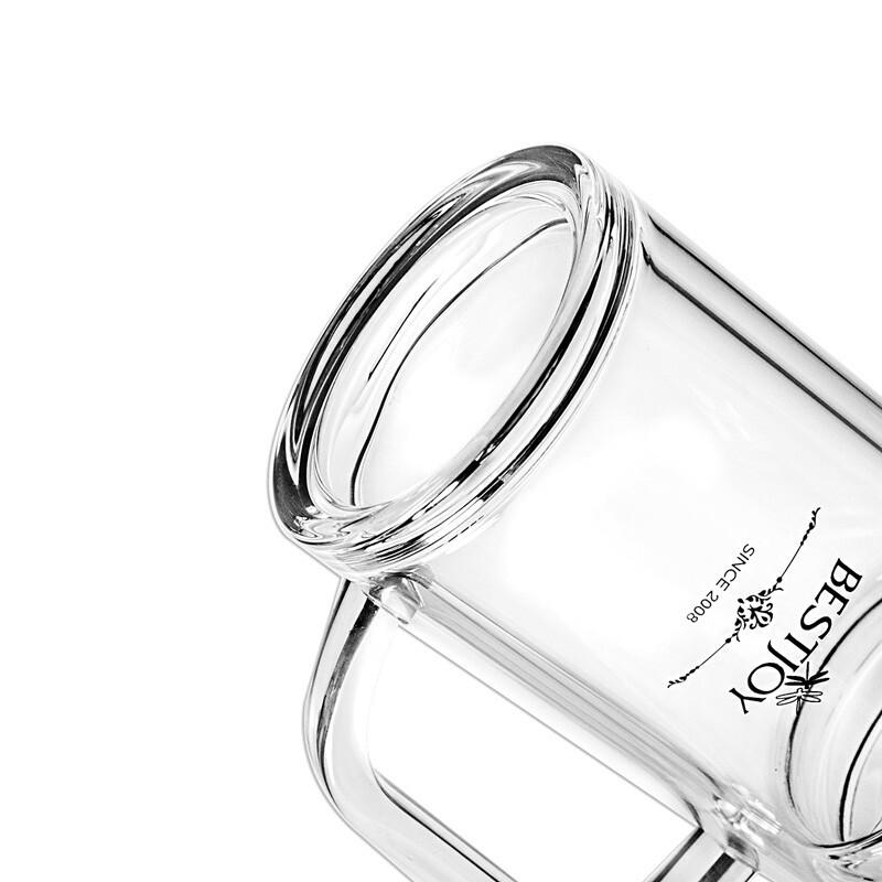 Fuguang Double-Layer Borosilicate Glass Office Cup