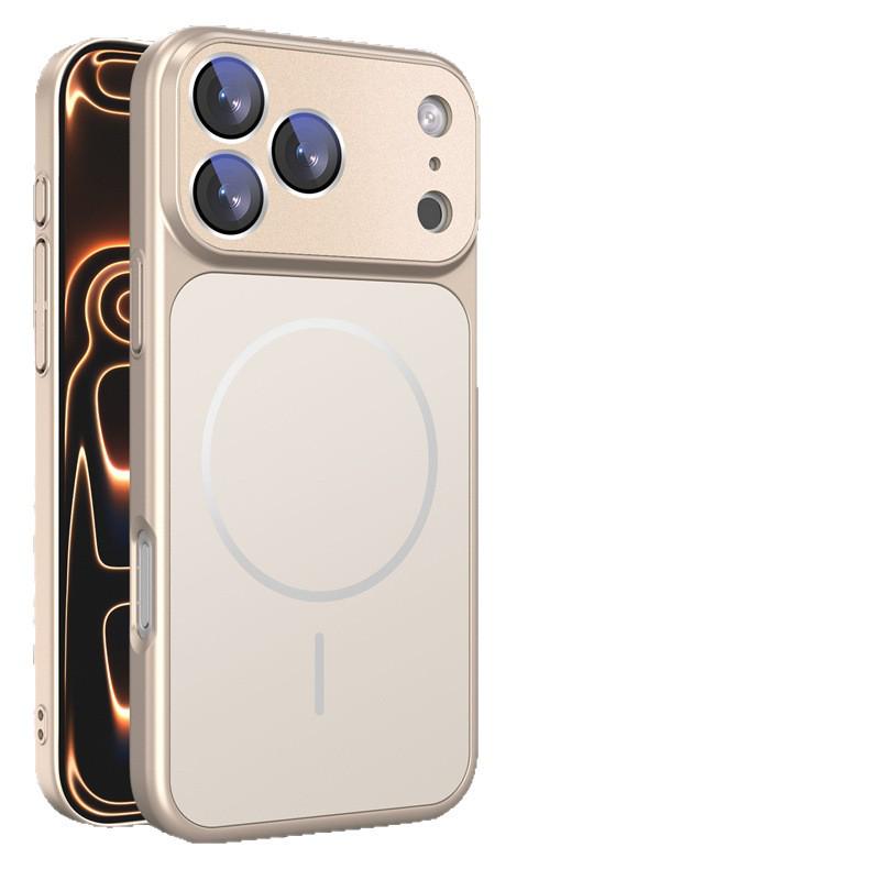 Magnetic Shield Silicone Case for iPhone 17 Pro Max, Compatible with Apple 16/15/14/13