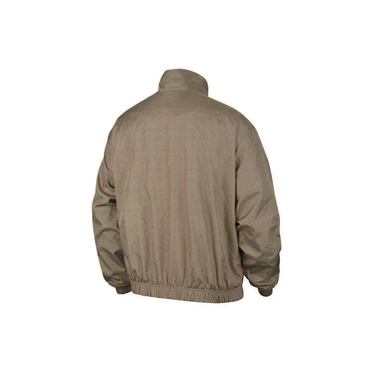 Nike Giacca Tessuta in Rete Riflettente Lab Sportswear Uomo Capispalla Grigio Oliva DA0311-081