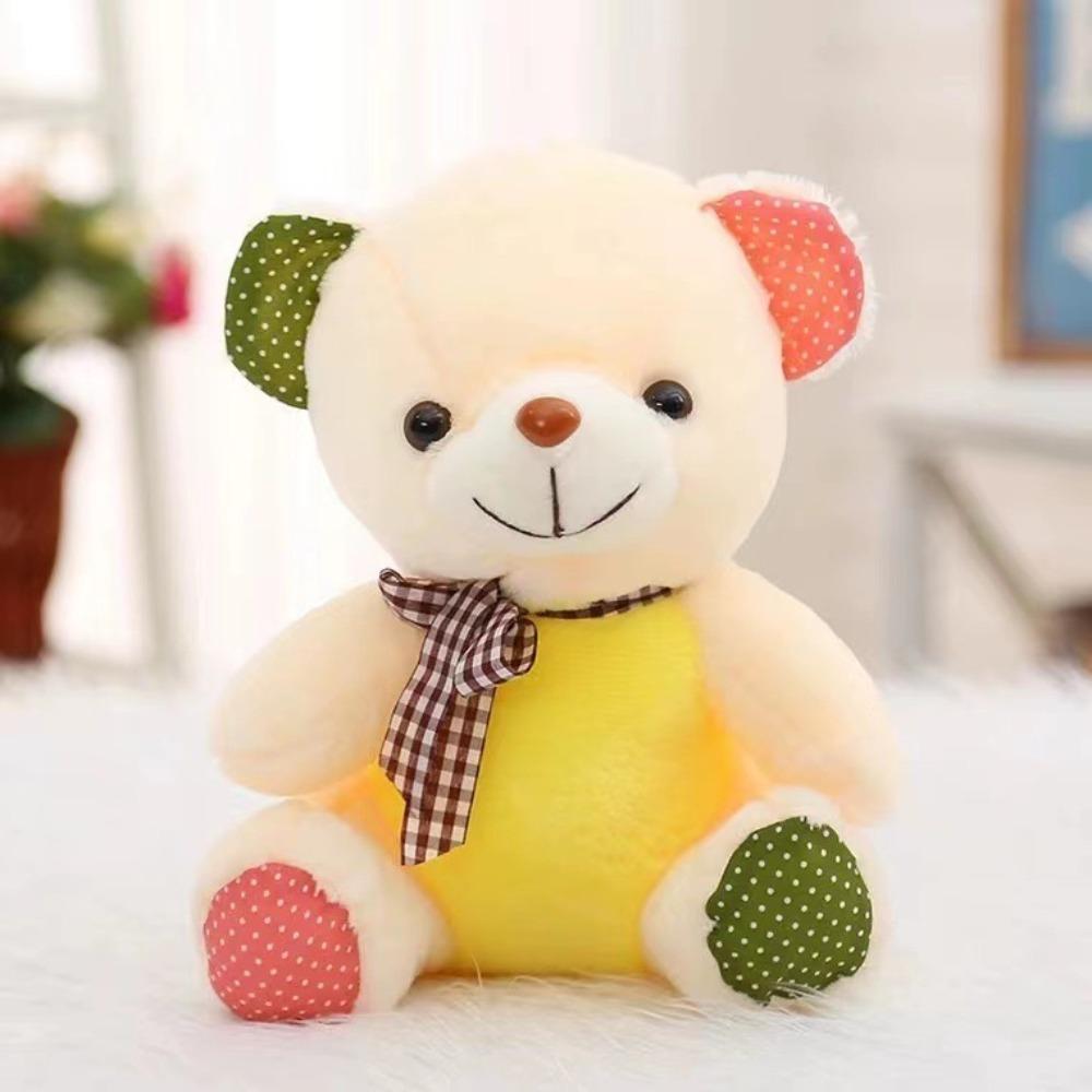 Rainbow Card Wow Yi Bear Teddy Bear Gift Wedding Throwing Catch Machine Doll Exquisite Doll