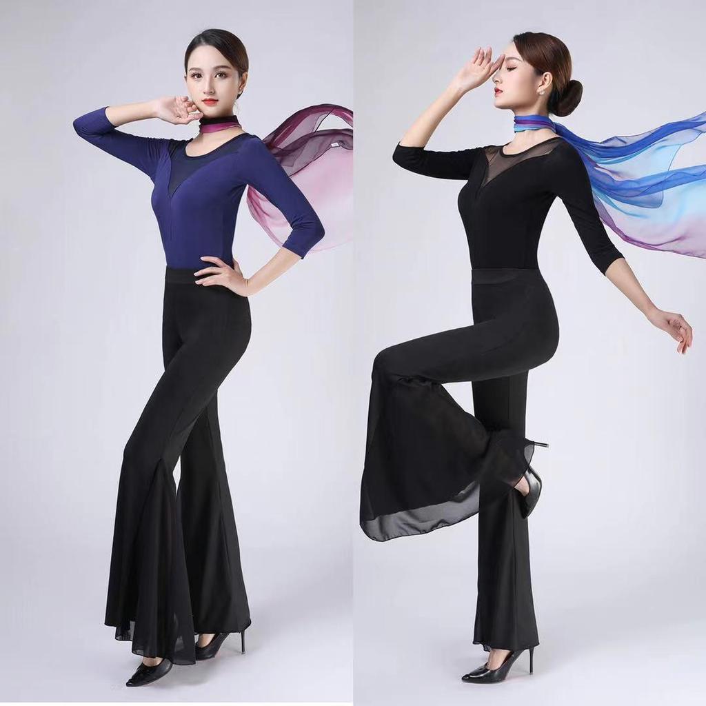 2023 Mesh Bodysuit Set for Dance and Posture Training - Sexy, Elegant, and Slimming