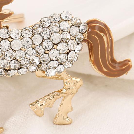 Keychain Pendant 2026 Year of Horse Mascot Good Luck Charm Key Chain Bags Backpacks Car Decoration Chinese New Year Gift