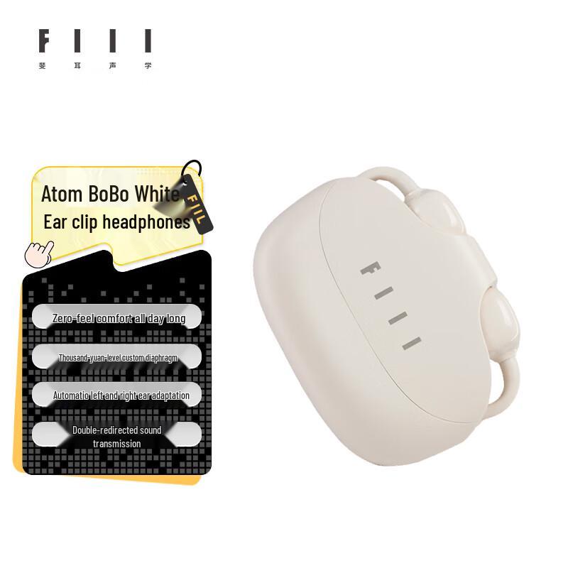 

FIIL Atom Open-Ear Clip-On Bluetooth Sports Earbuds