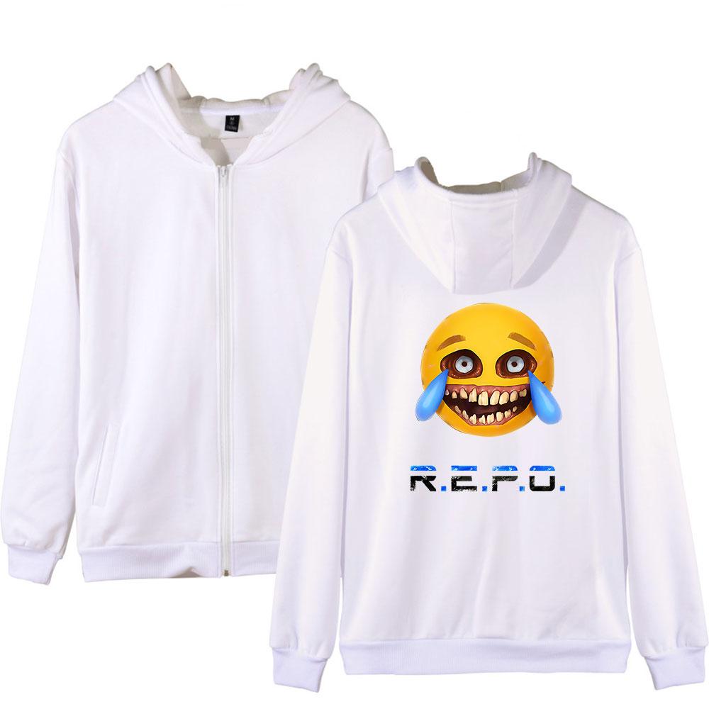 R.E.P.O Printed Women Men's Jackets Hooded Coats Casual Zipper Sweatshirts Male Tracksuit Fashion Jacket